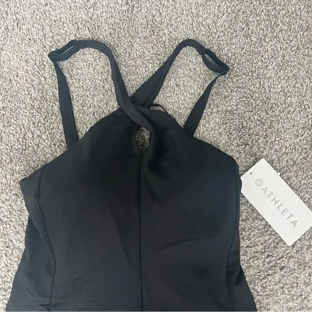 Athleta Crossed Tankini Top